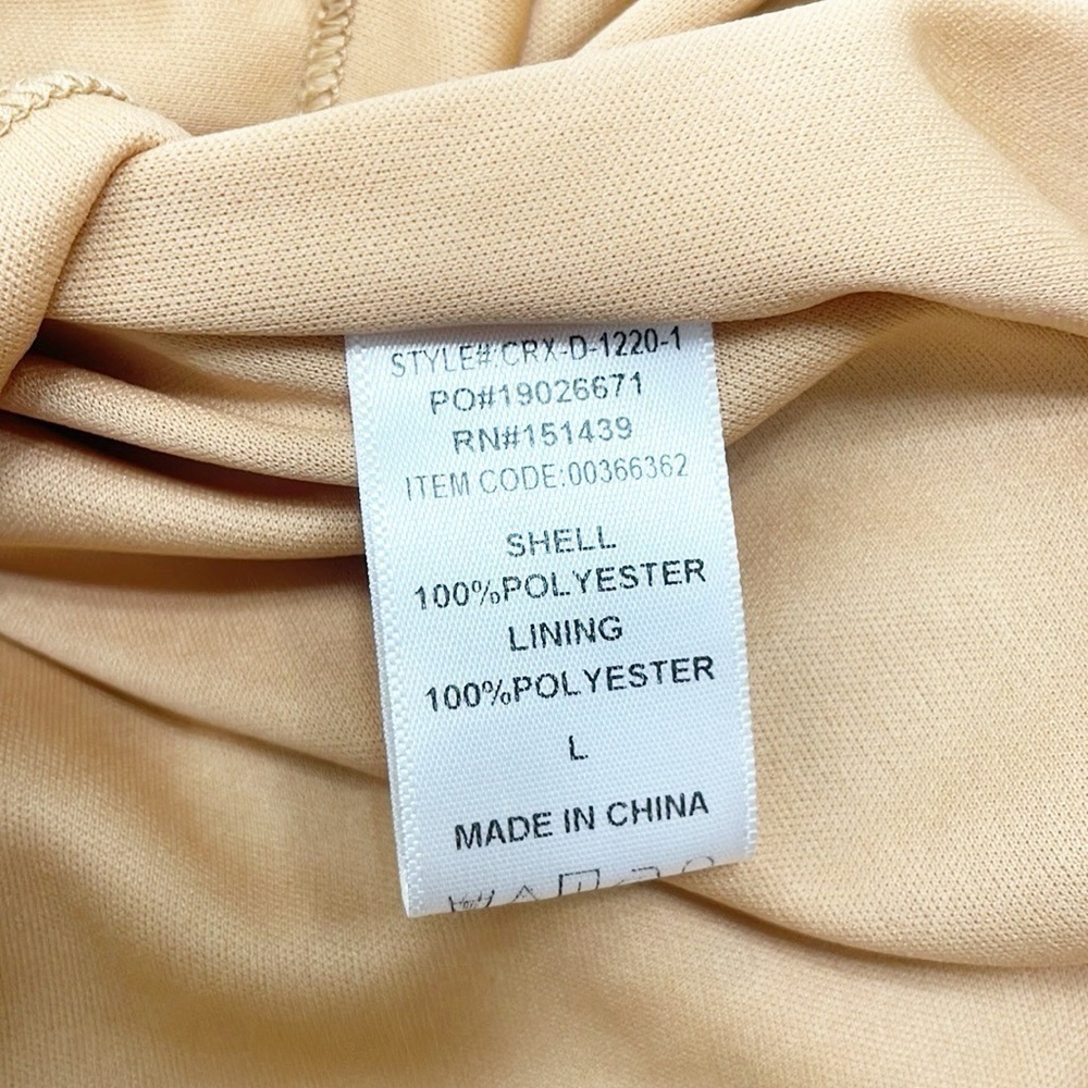 Forever 21 tan/black dot print dress - Picture 5 of 5